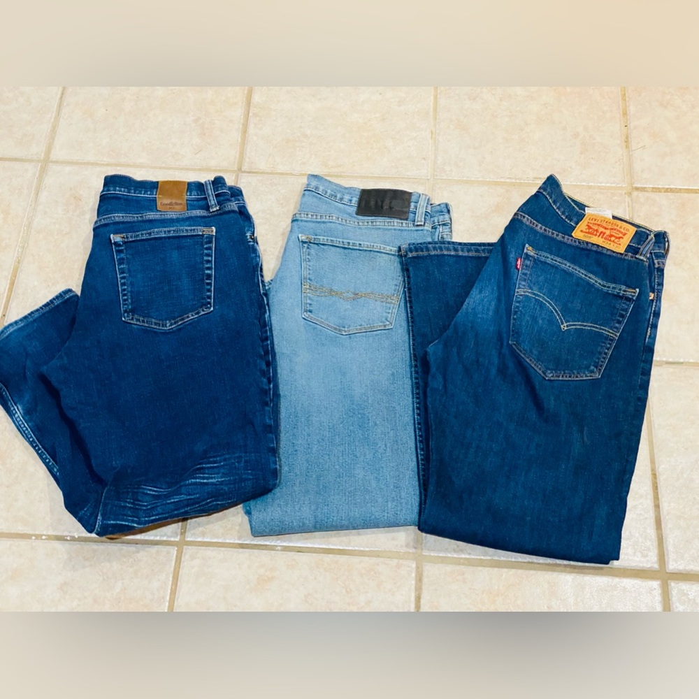 Levi Strauss & Denizen 231 Men’s Size 34W x 30L Jeans Bundle Lot Of 3